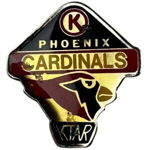 Vintage Phoenix Cardinals Circle K KTAR NFL Properties Pinback Lapel Pin